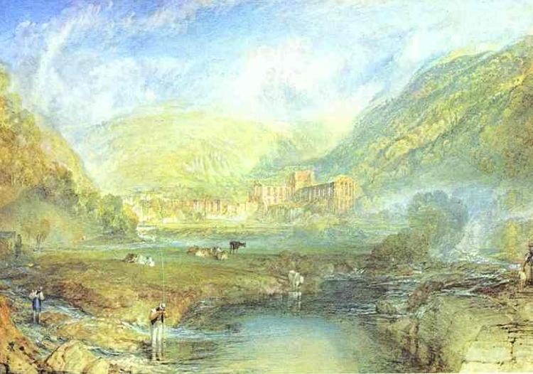 J.M.W. Turner Rivaulx Abbey, Yorkshire oil painting image